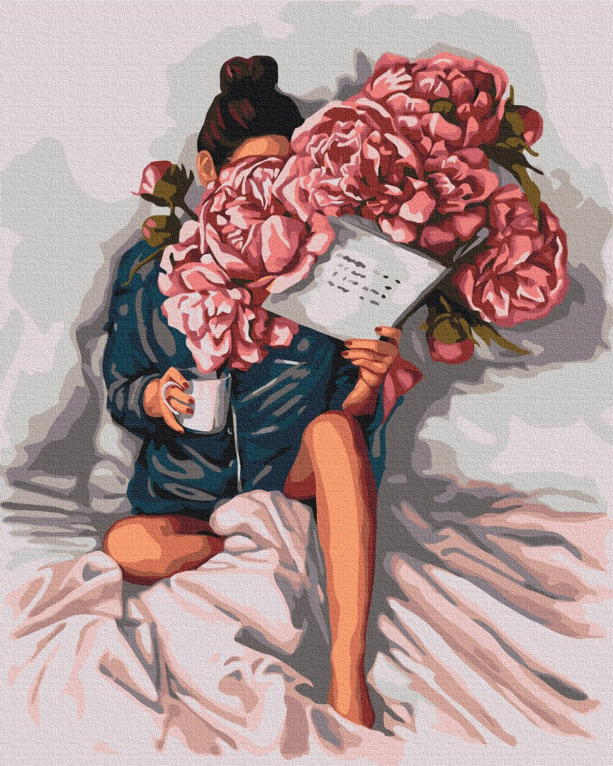 Paint by numbers History of peonies - Image 2