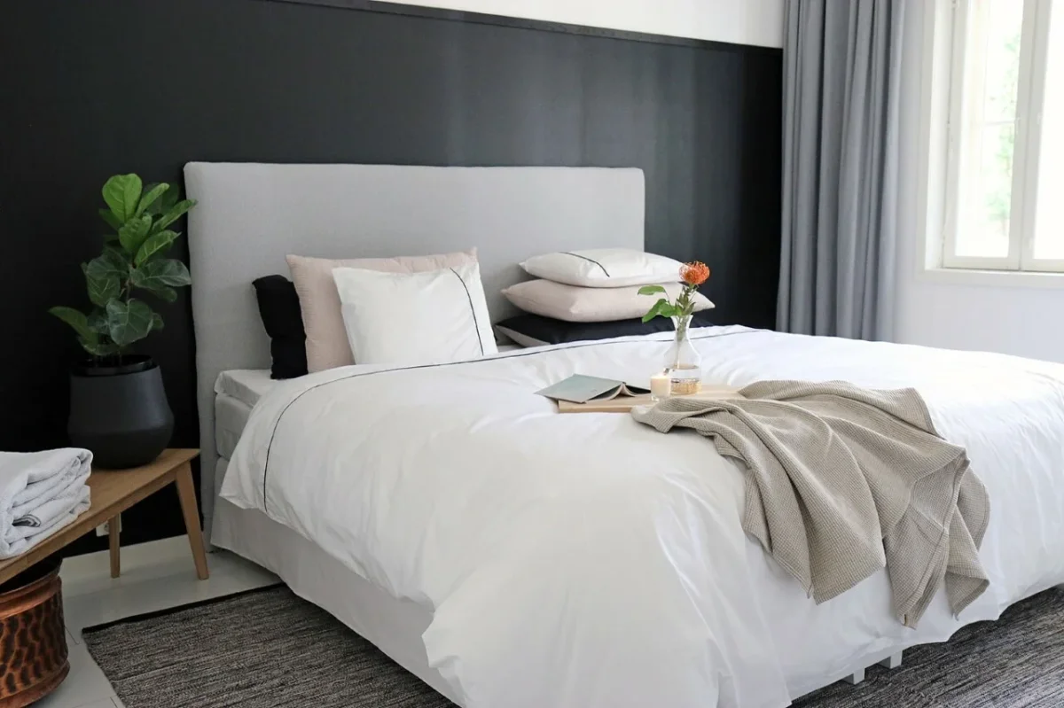 Sängynpäädyn irtopäällinen Napakka vaalea harmaa | Mittatilaus mahdollinen