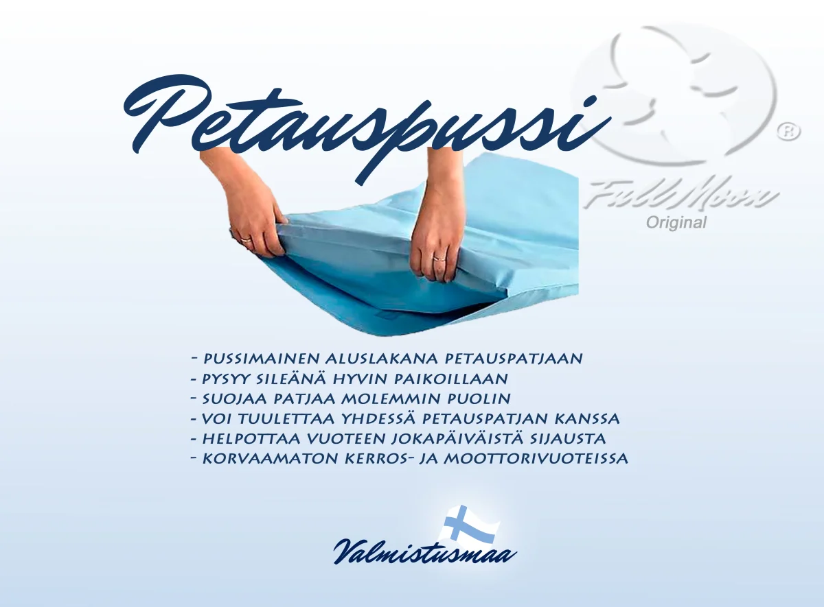 Moottorisängyn petauspussilakana Full Moon