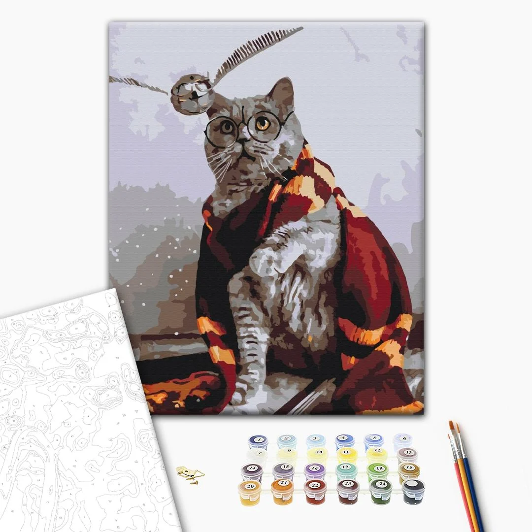 Paint by numbers Cat snitch catcher - Image 3