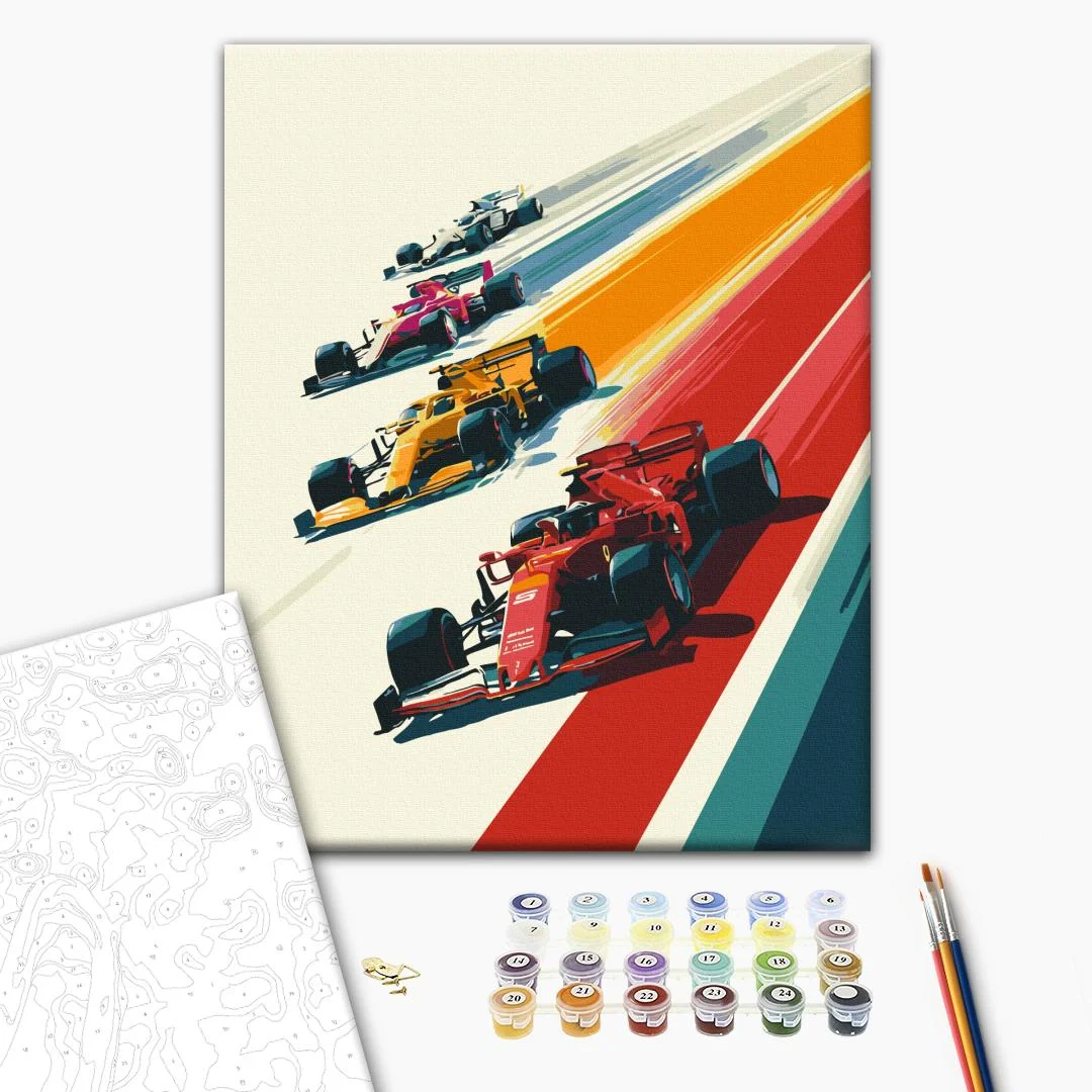 Paint by numbers The pursuit of victory - Image 3