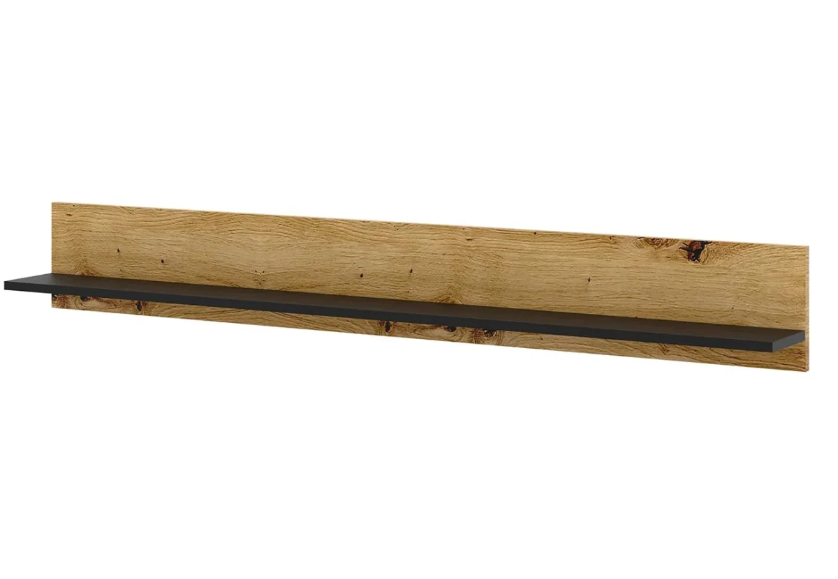 Hylly Prime Artisan Tammi / Musta 150cm