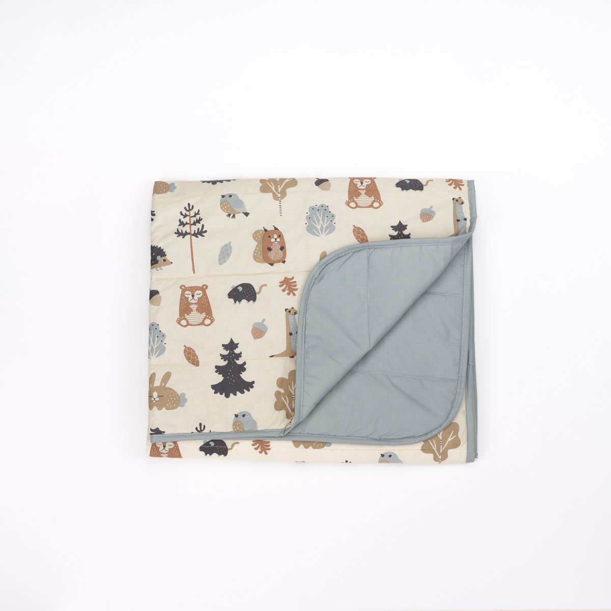 KÄPYMETSÄ lasten kevytpeite 115×150 cm beige