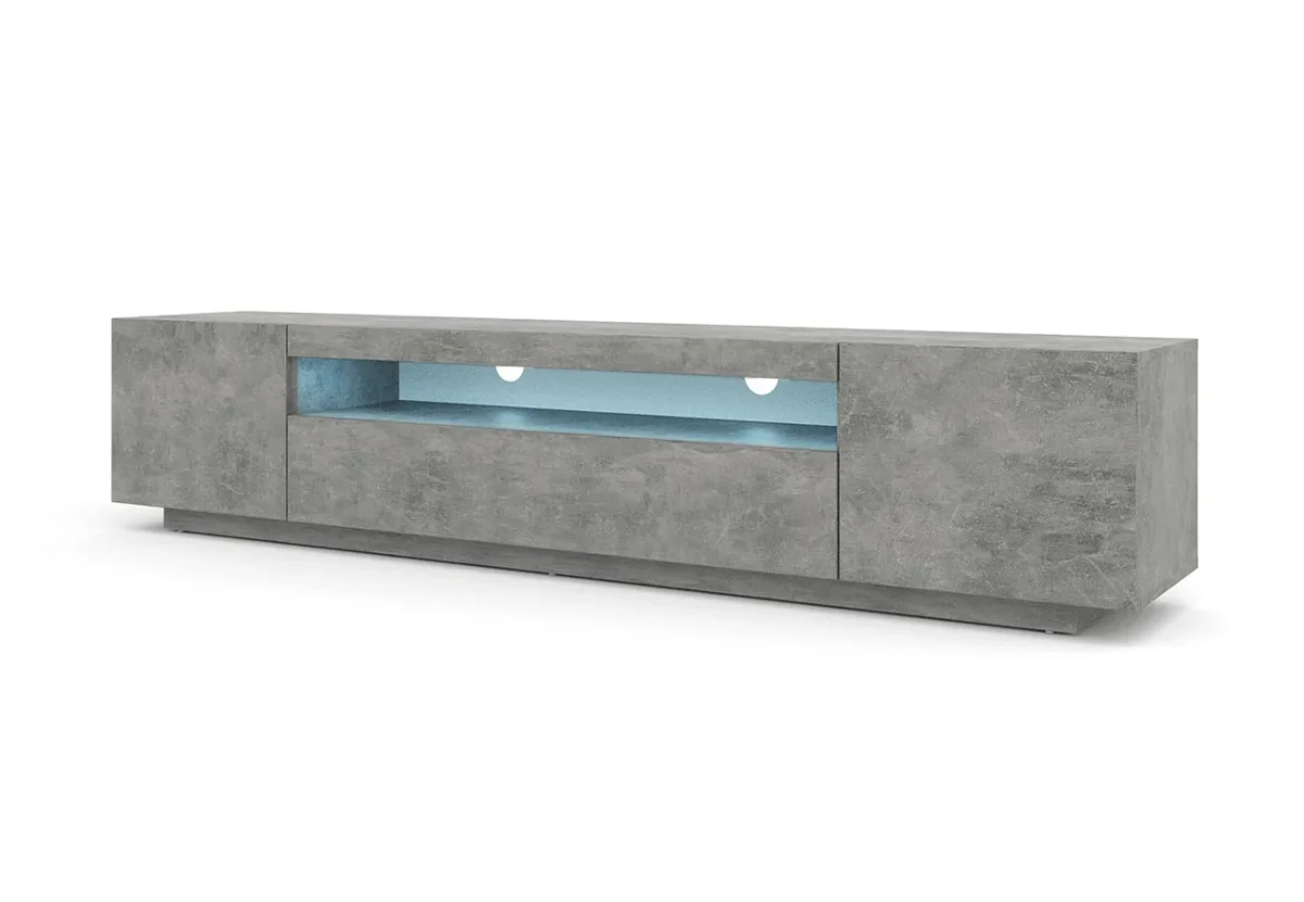 Tv-taso Prime Betoni 200cm