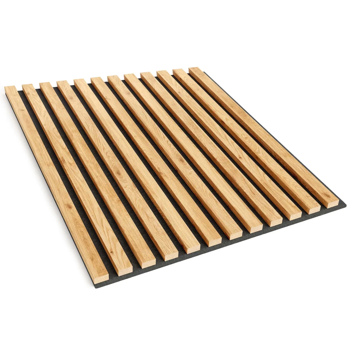 Akustiikkapaneeli 3D Luonnollinen Tammi  60x60cm 8kpl